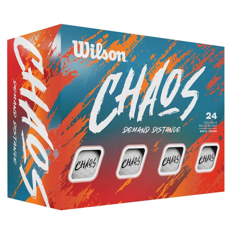 Wilson Chaos 2 Dozen Golf Balls 2 Dozen White