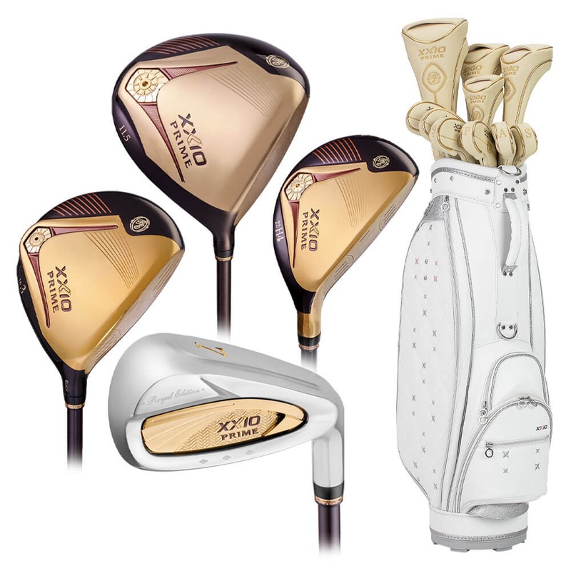 XXIO Prime Royal Edition 6 Full Set – 25 Women Right 10 Clubs + 1 Cart Bag