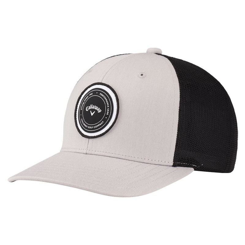 Callaway Playing Through Trucker Golf Cap Heather Gray/Black – 24 Men Adjustable