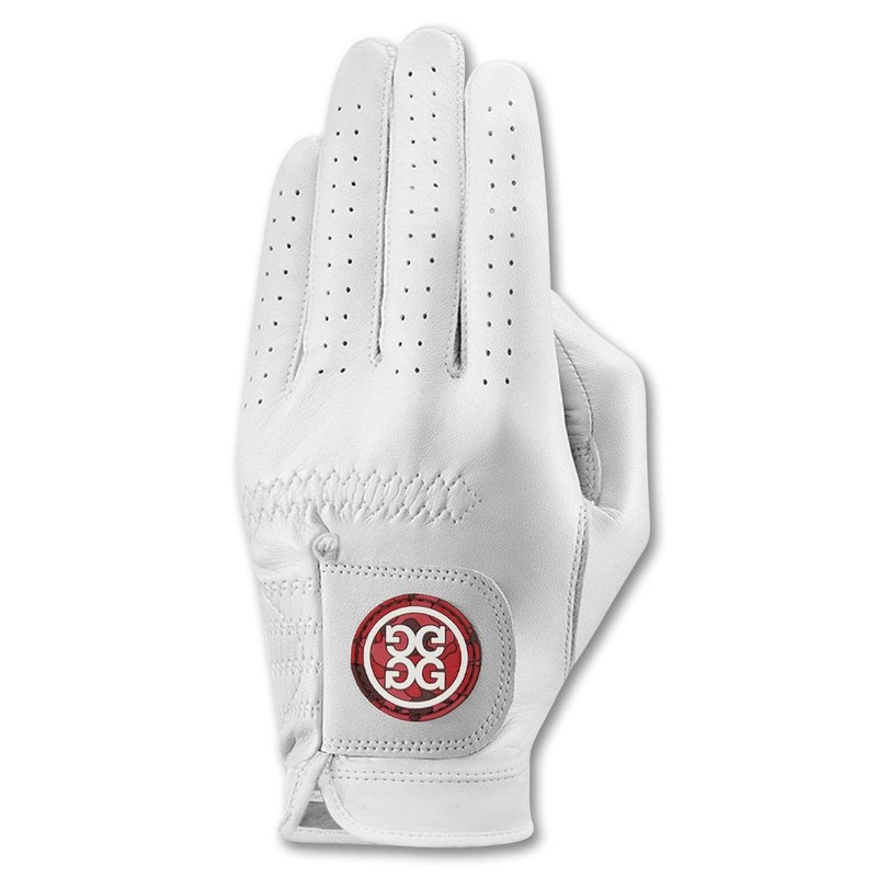 Gfore Essential Camo Patch Golf Glove Snow/Scarlet – 24 Men Small