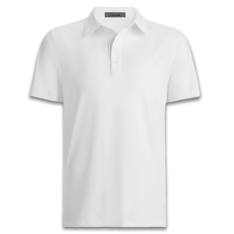 Gfore G/Tab Essential Tech Jersey Golf Polo Snow – FA24 Men Small