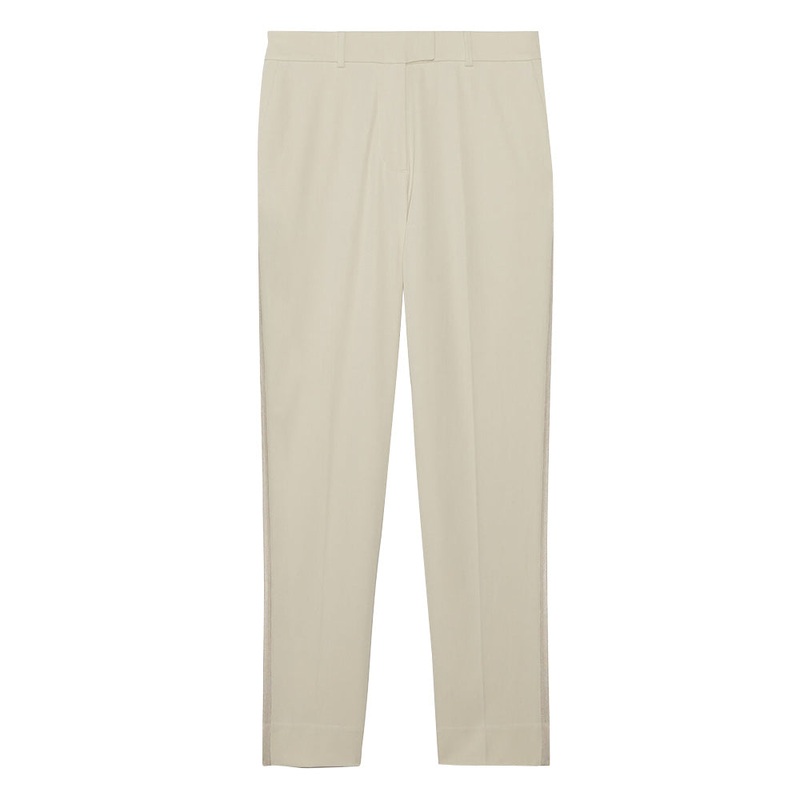 Gfore Luxe 4-Way Stretch Twill Straight Leg Golf Pants Stone – FW23 Women 0