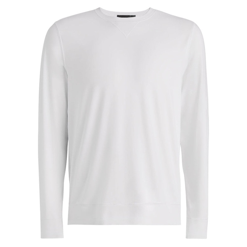 Gfore Luxe Crewneck Mid Layer Golf Sweater Snow – SP24 Men Small