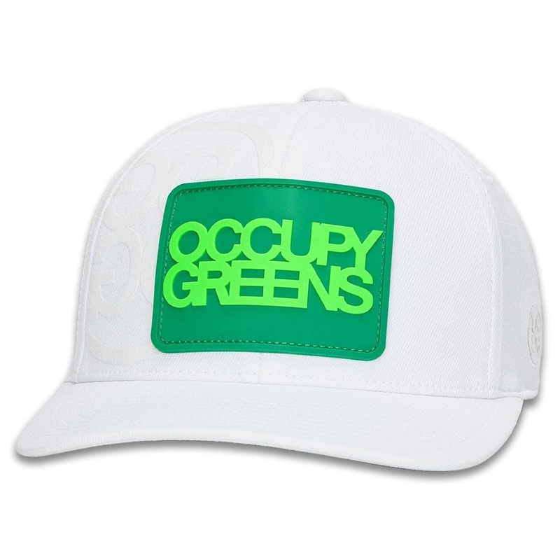 Gfore Occupy Greens Stretch Twill Snapback Golf Cap Snow – FA24 Men One Size Fits All