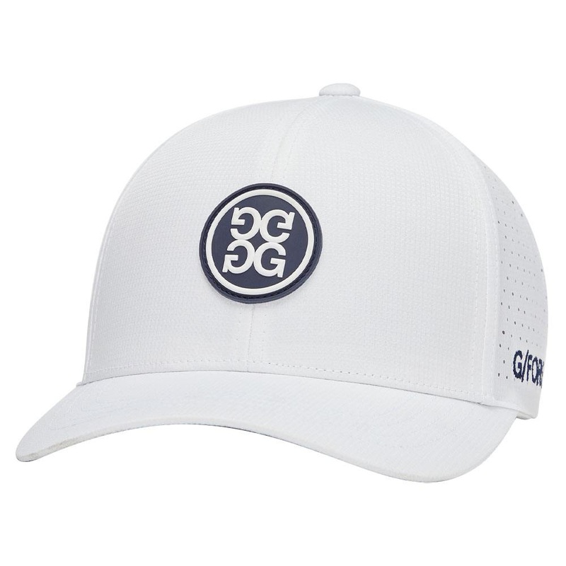 Gfore Perforated Tipped Brim Ripstop Snapback Golf Cap Snow/Twilight – SP24 Men One Size Fits All