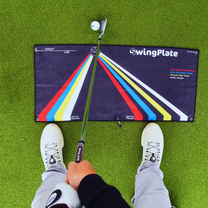 Golf Training Aid The Stance Towel – By Swing Plate RH