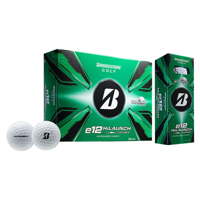 Bridgestone e12 HiLaunch Golf Balls 1 Dozen White