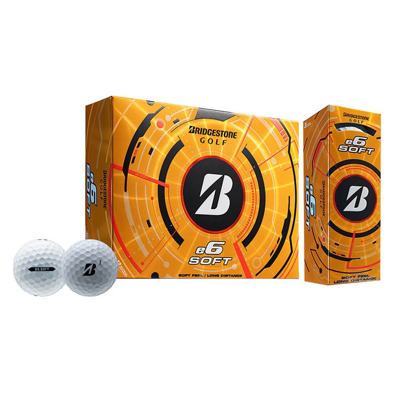 Bridgestone e6 Soft Golf Balls 1 Dozen White