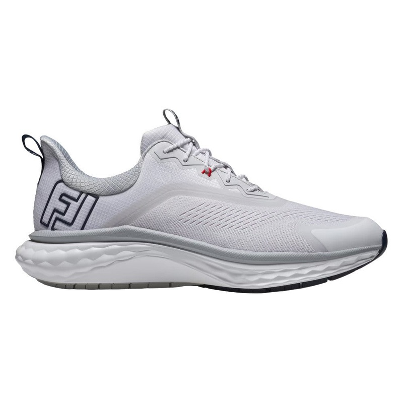 FootJoy Quantum Spikeless Golf Shoes White/White/Gray – 25 Men Medium 7