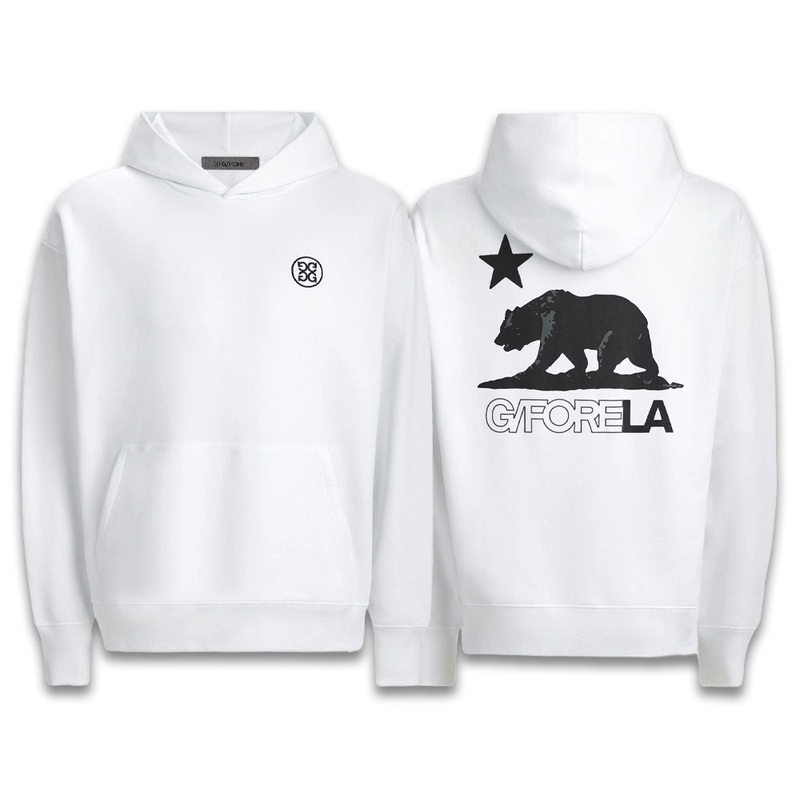Gfore LA Oversized French Terry Hoodie Golf Jacket Snow – FA24 Men Small
