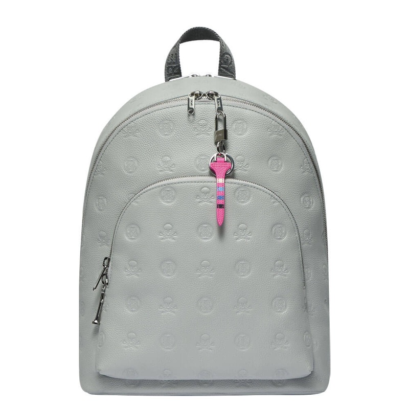 Gfore Limited Edition Embossed Skull & Tees Leather Backpack – 25 Women Nimbus
