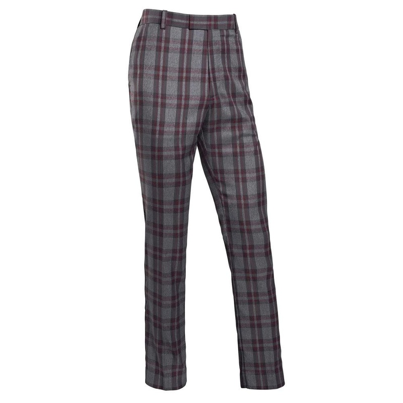 Gfore School Boy Golf Pants Charcoal/Cabernet – FA19 Men 30