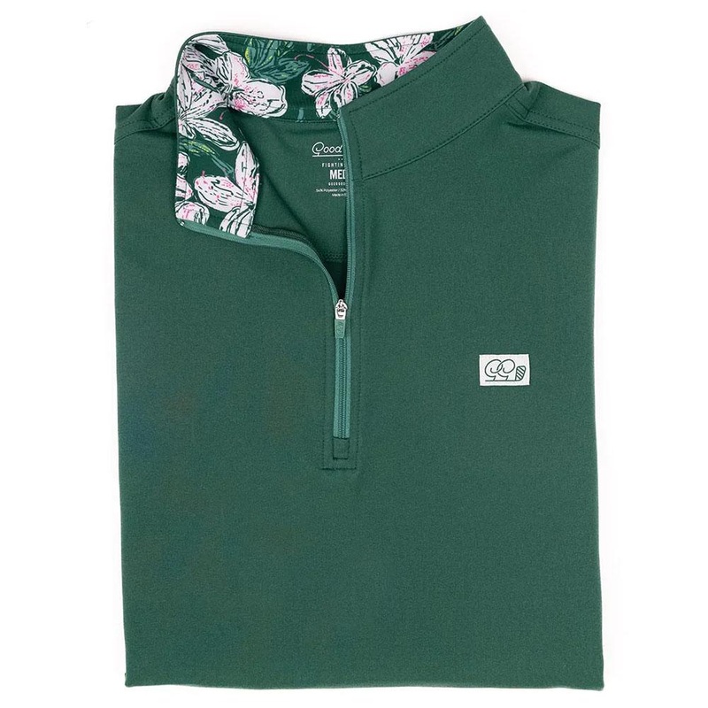 GoodGood Golf Blades Q-Zip Golf Pullover Sunday Green – SP24 Men Small