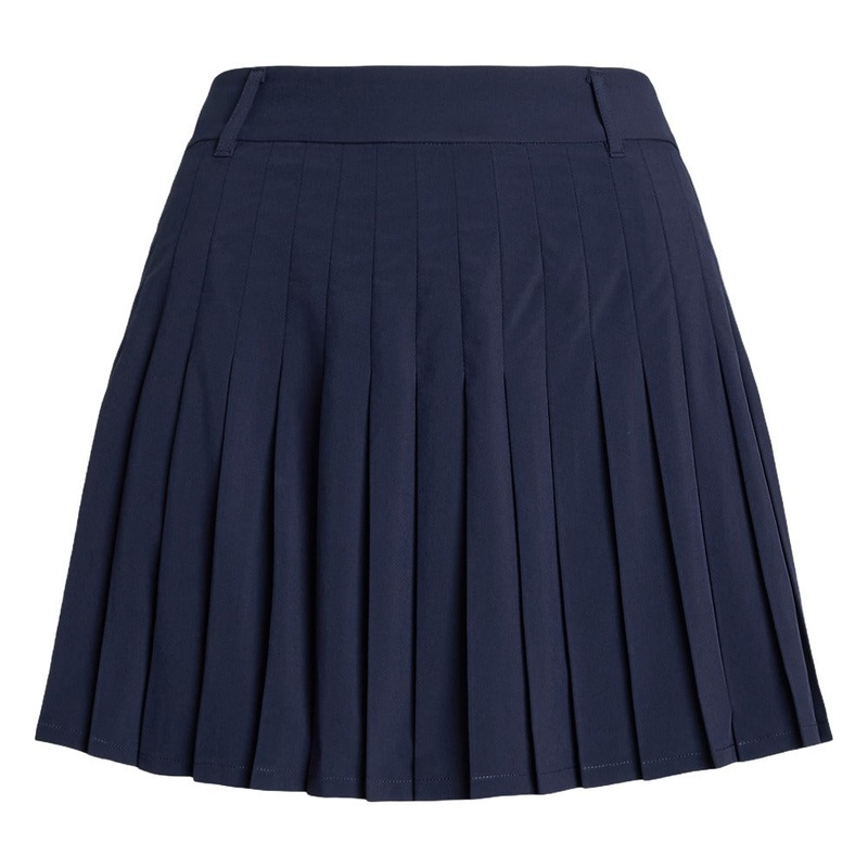 Ralph Lauren 4-Way Stretch Micro Pleated A-Line Performance 15″ Golf Skort Refined Navy – SP25 Women X-Small