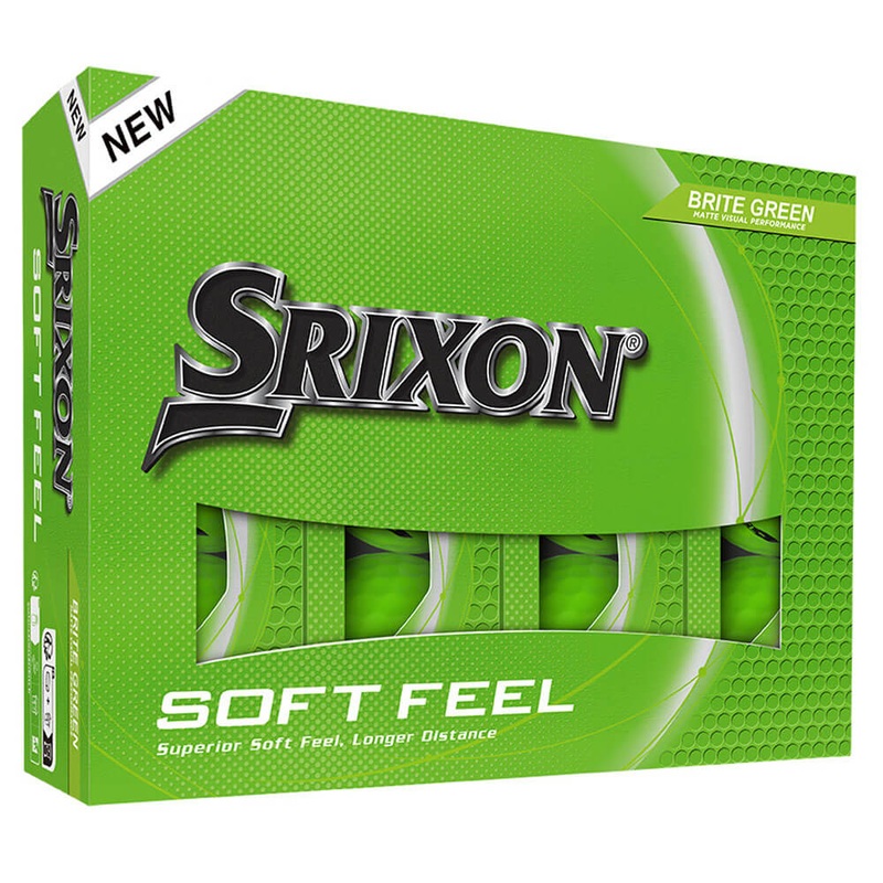Srixon Soft Feel 14 Brite Golf Balls 1 Dozen Green