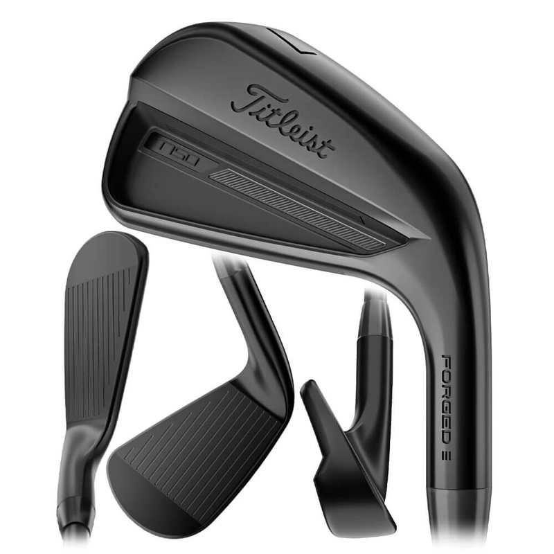 Titleist T150 Black Forged Iron Set – 25 Men Right – 4-PW Project X LZ Onyx Steel – 6
