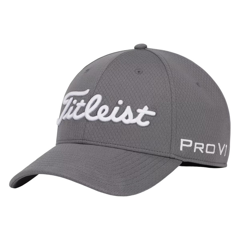 Titleist Tour Elite Golf Cap Charcoal/White – 25 Men Small/Medium
