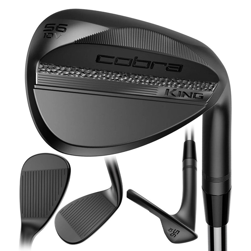 Cobra King Black QPQ Wedge – 25 Men Right – 48 – 8 – Versatile Grind True Temper Dynamic Gold Spinner Steel – Stiff
