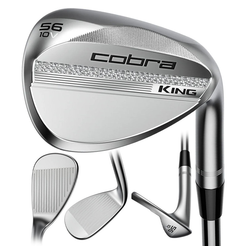 Cobra King Chrome Wedge – 25 Men Right – 48 – 8 – Versatile Grind True Temper Dynamic Gold Spinner Steel – Stiff