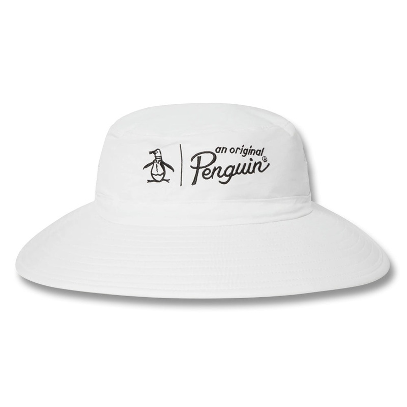 Original Penguin Solar Ventilated Boonie Golf Hat Bright White – SS23 Men One Size Fits All