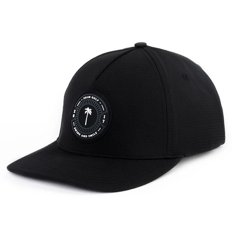 Palm Golf Icon Performance Snapback Golf Cap Black – SS24 Men One Size Fits All