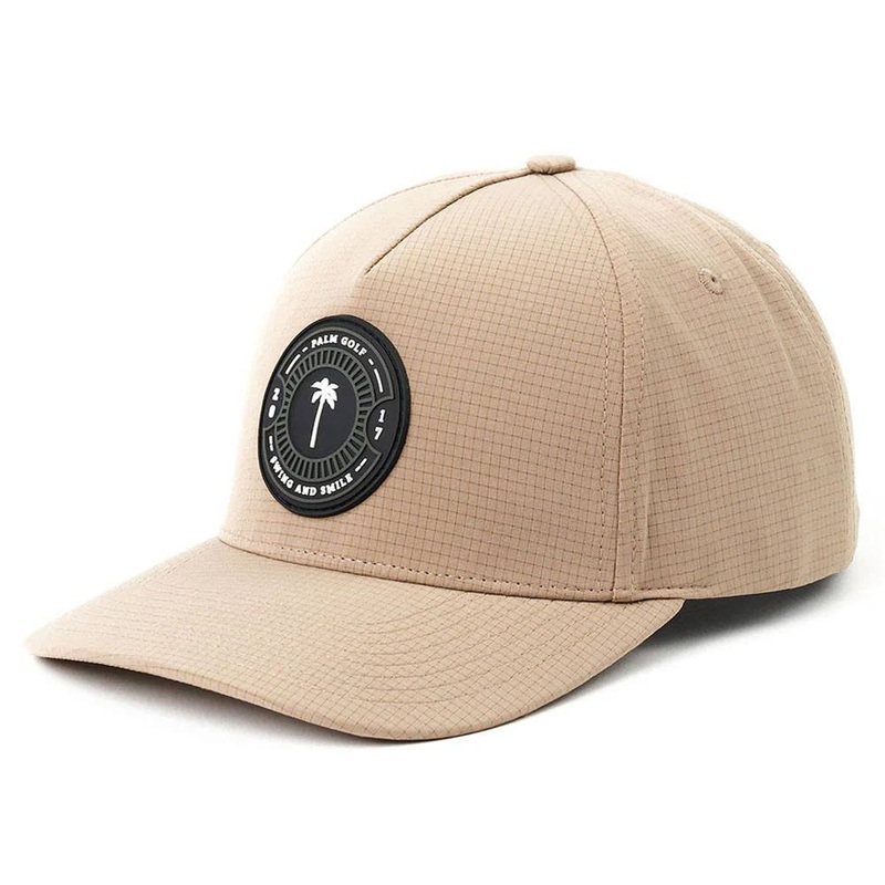 Palm Golf Icon Performance Snapback Golf Cap Khaki – SS24 Men One Size Fits All