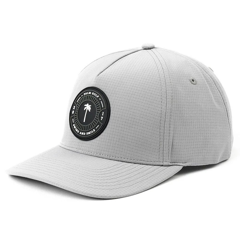 Palm Golf Icon Performance Snapback Golf Cap Light Gray – SS24 Men One Size Fits All