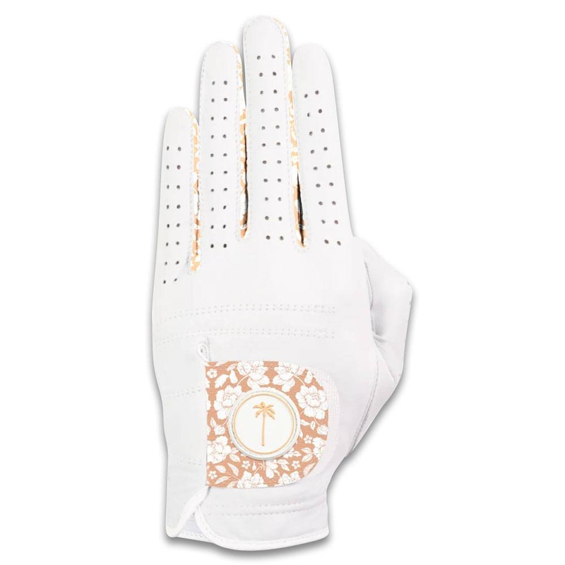 Palm Golf OC Golf Glove White- 24 Women Fit to Left Hand Small