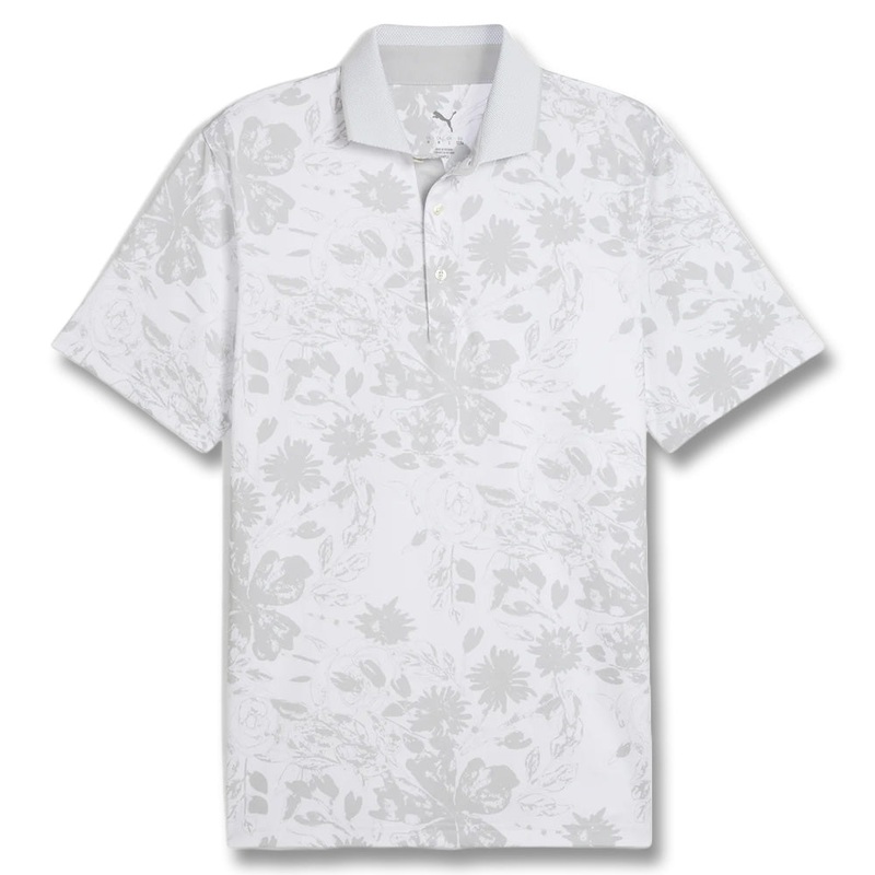 PUMA MATTR Rose Golf Polo White – SS25 Men Small