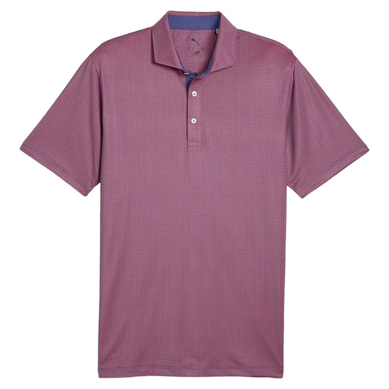 PUMA MATTR Tile Golf Polo Pink – SS25 Men Small