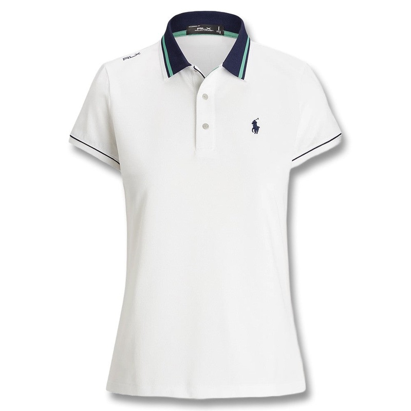 Ralph Lauren Tour Pique Val Golf Polo Ceramic White – FW24 Women X-Small