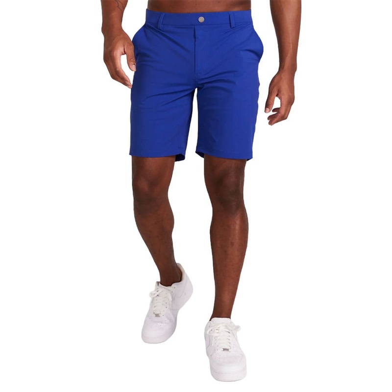 Redvanly Hanover Pull-On 9″ Golf Shorts Mazarine Blue – SS24 Men Small
