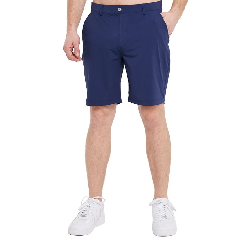 Redvanly Hanover Pull-On 9″ Golf Shorts Navy – SS24 Men Small