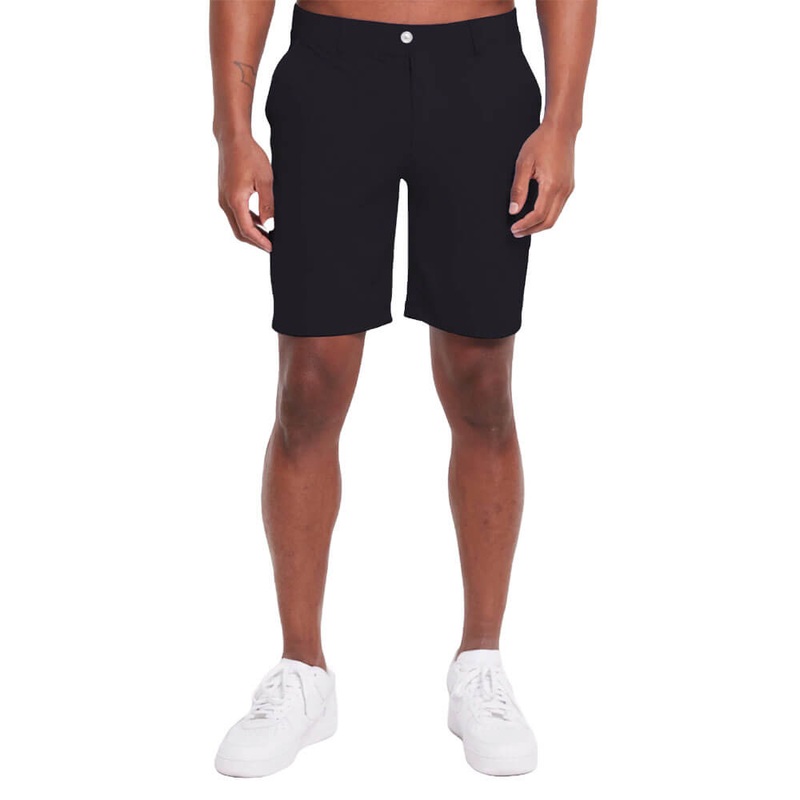 Redvanly Hanover Pull-On 9″ Golf Shorts Tuxedo – SS24 Men Small