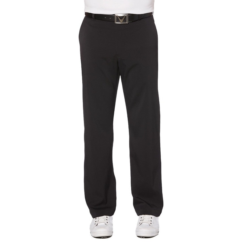 Callaway Classic Stretch Solid w/Active Waistband Golf Pants Caviar – SS25 Men 30/30