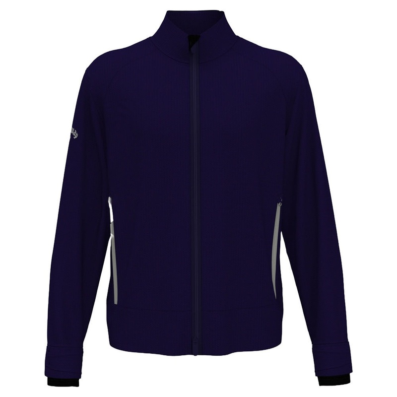 Callaway Premium Full-Zip Waterproof Stormguard Golf Jacket Peacoat – SS25 Men Small