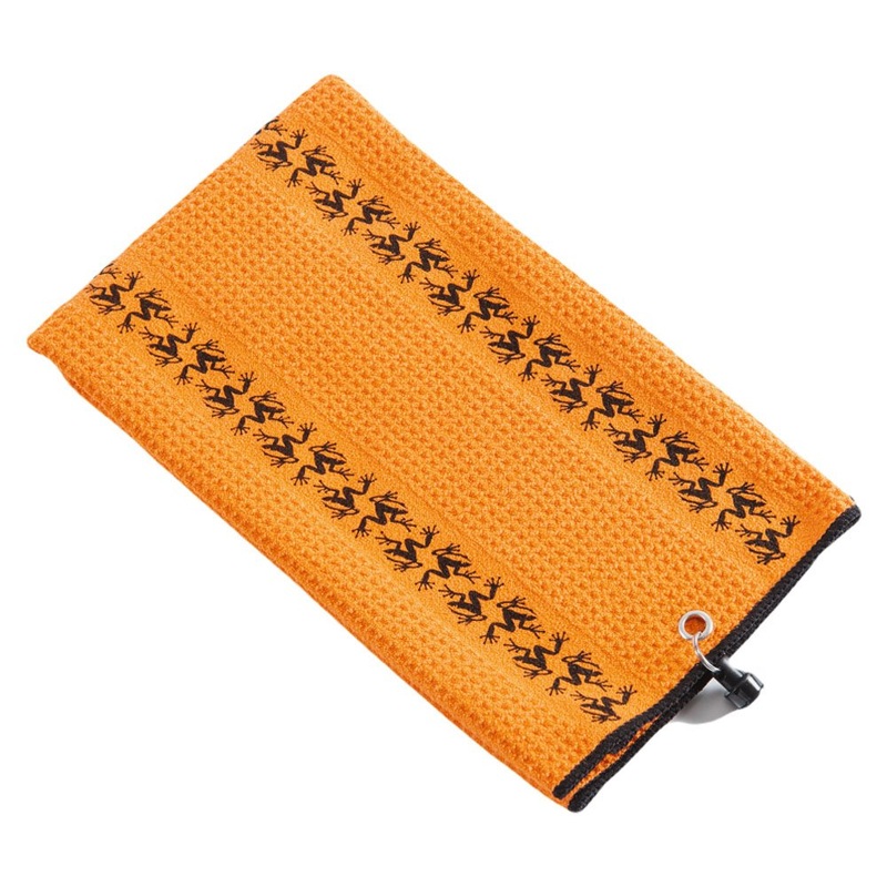 Frogger Golf TRAX Towel Orange/Black