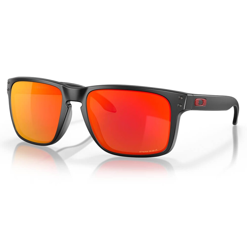Oakley Holbrook XL Sunglasses Matte Black Prizm Ruby