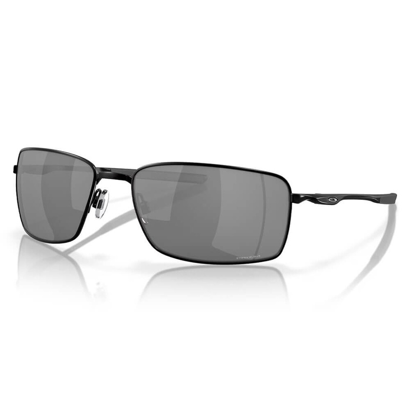 Oakley Square Wire Sunglasses Polished Black Prizm Black