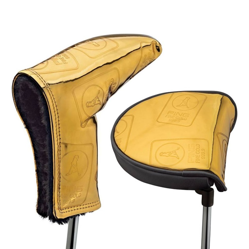 PING Gold Vault Putter Cover Mallet Gold