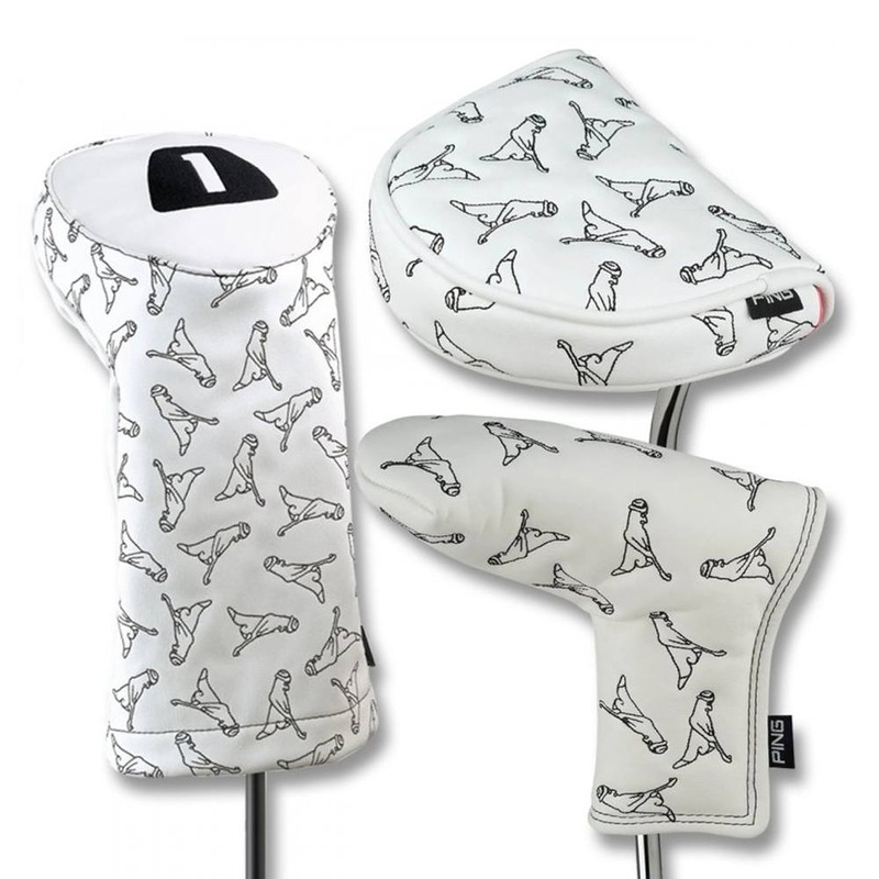 PING Mr. PING Blossom Headcover Driver White