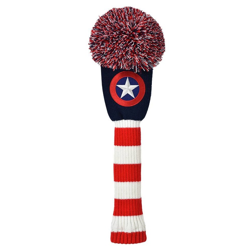 PRG Originals Captain USA POM Headcover Driver Red/White/Blue