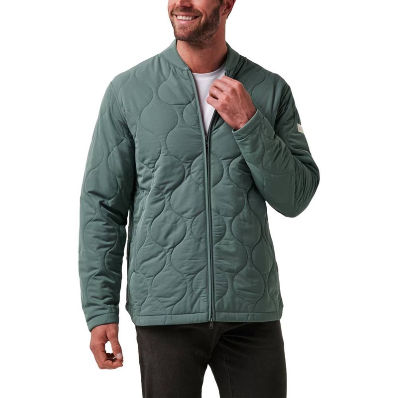 TravisMathew Come What May Golf Jacket Balsam Green – FW23 Men Small