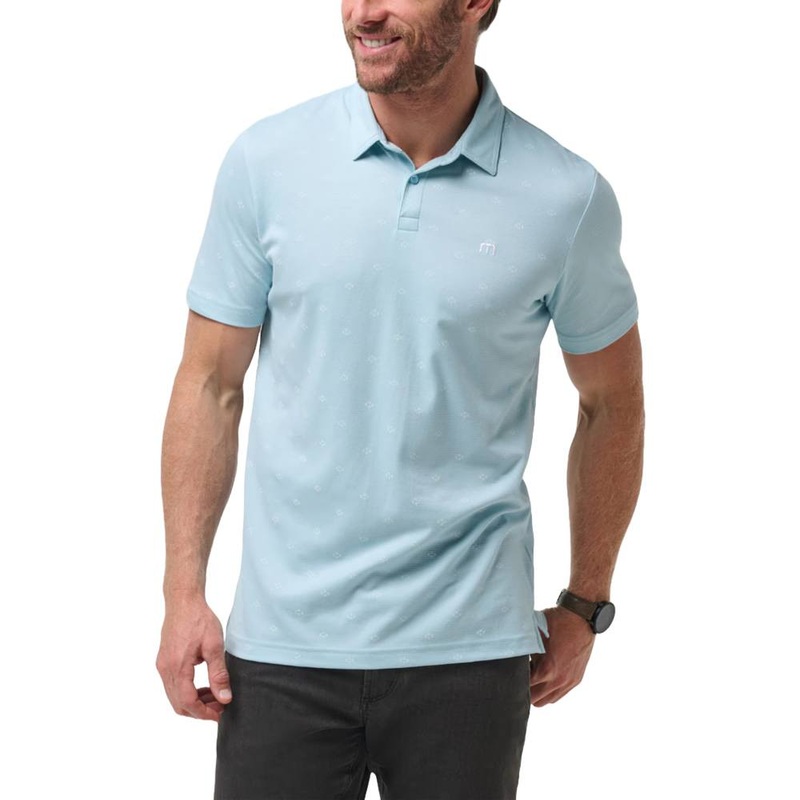 TravisMathew Final State Golf Polo Dream Blue – SS24 Men Small