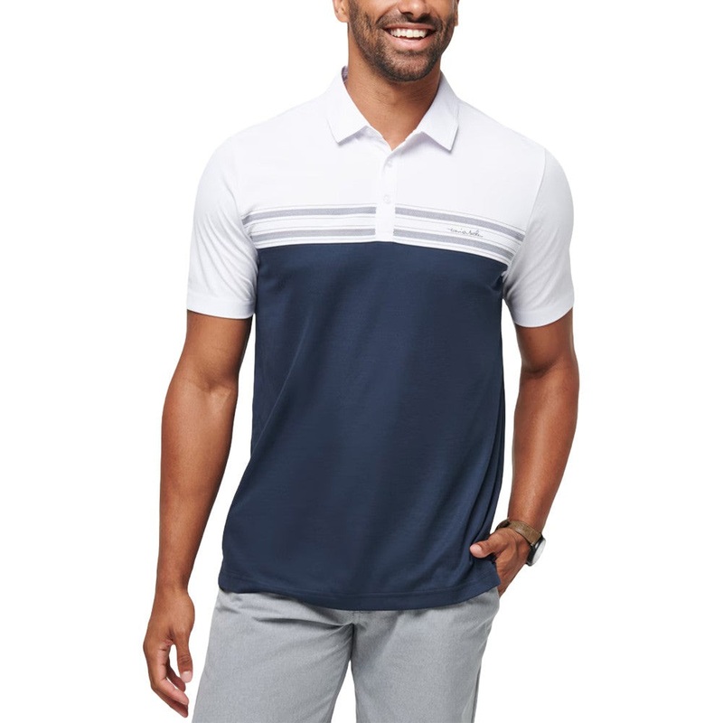 TravisMathew Pali Golf Polo White – SS24 Men Small