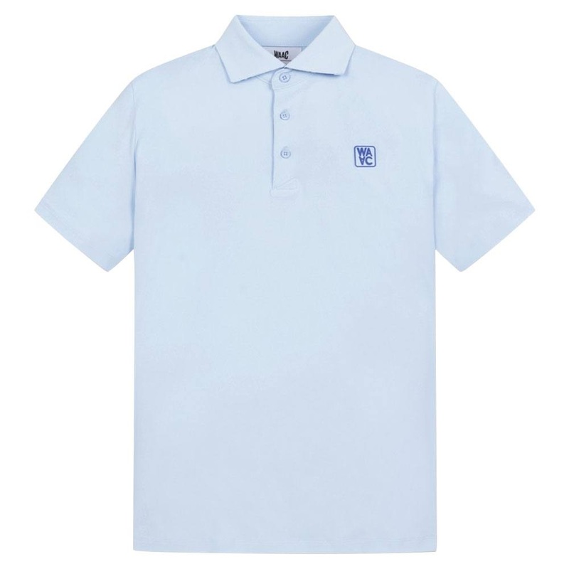 WAAC Athletic Arrow Reversed Collar Golf Polo Light Blue – SS24 Men Small