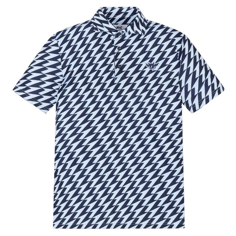 WAAC Athletic Arrow Stretch Golf Polo Dark Blue – SS24 Men Small
