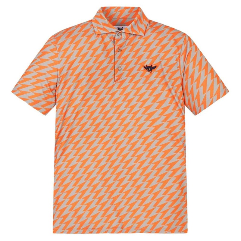 WAAC Athletic Arrow Stretch Golf Polo Light Orange – SS24 Men Small