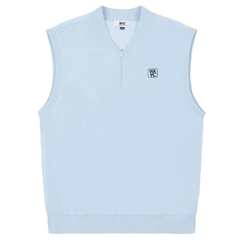 WAAC Athletic Hybrid Knit Golf Vest Light Blue – SS24 Men Small