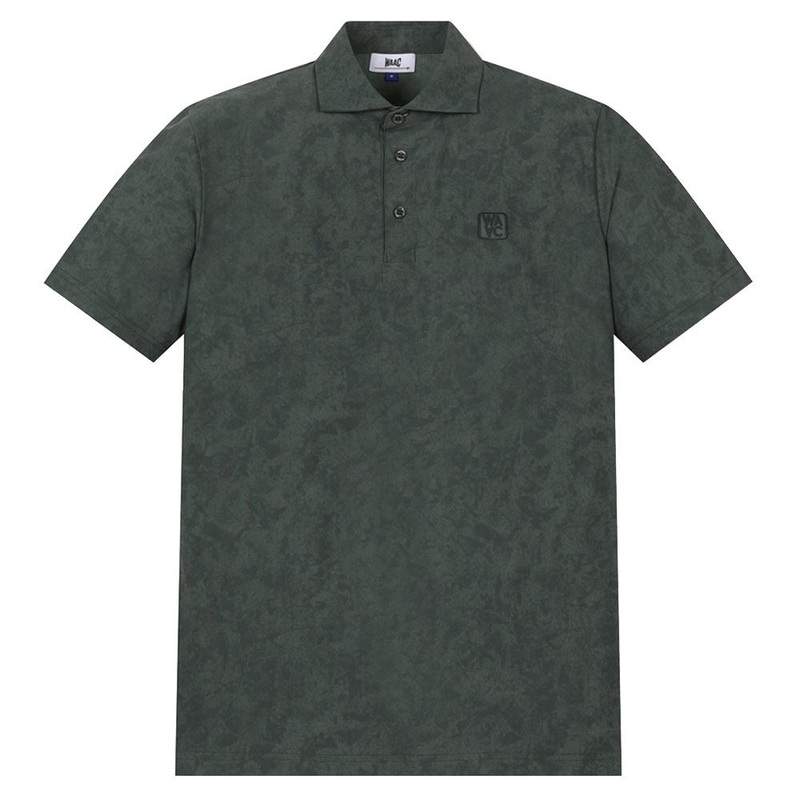 WAAC Athletic Mist Stretch Golf Polo Dark Khaki – SS24 Men Small